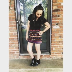 Sam Edelman Beaded Mini Skirt